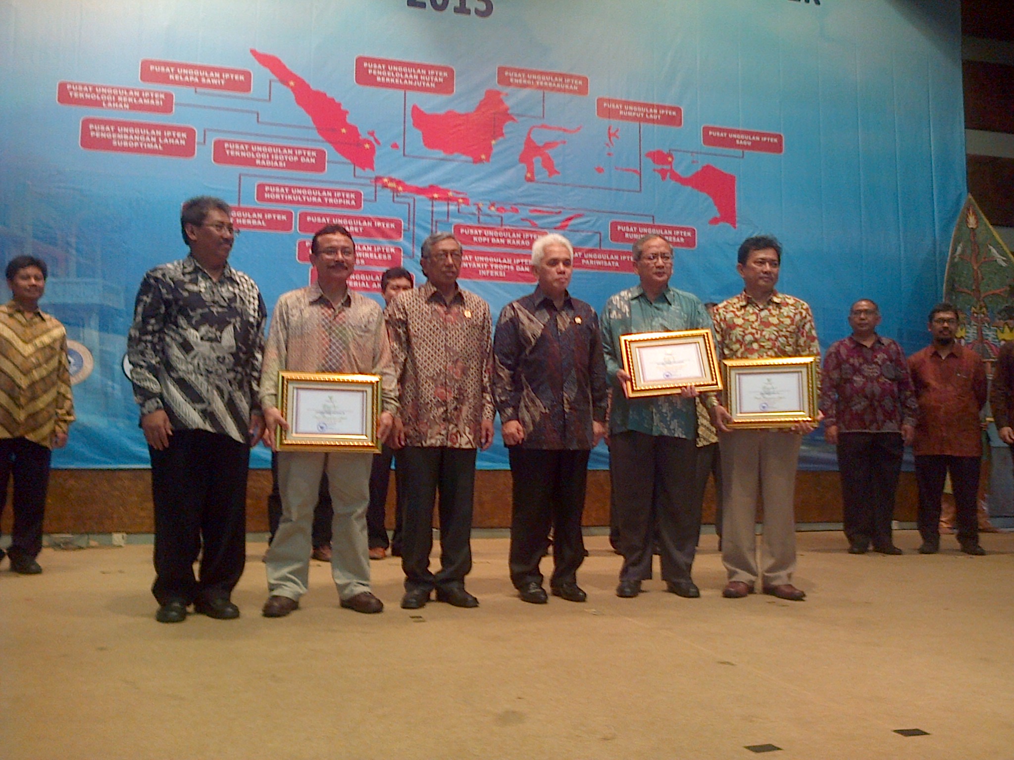 3 Pusat Unggulan Iptek Raih Anugerah PUI