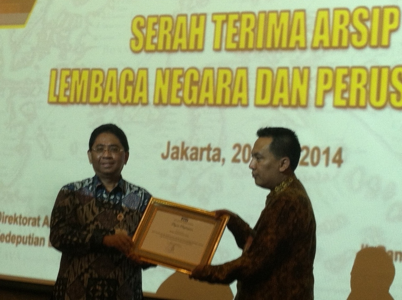 ANRI Beri Penghargaan Kepada 21 Lembaga