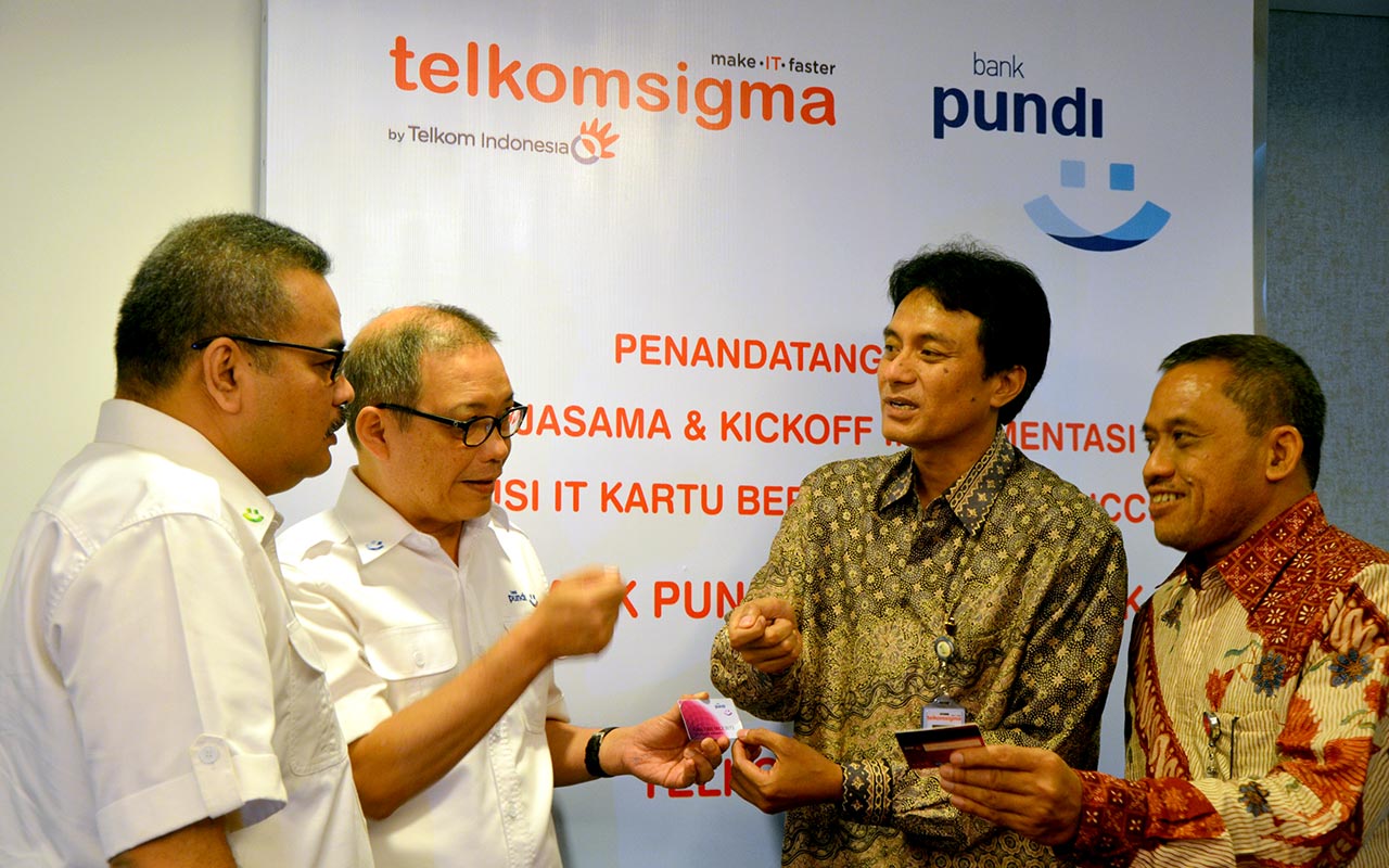 Bank Pundi Gandeng Telkomsigma  Implementasi Chip Card