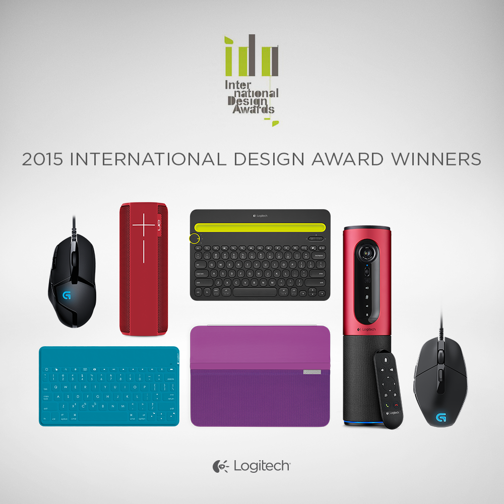 Logitech Menangkan 7 Mendali di Ajang International design Award