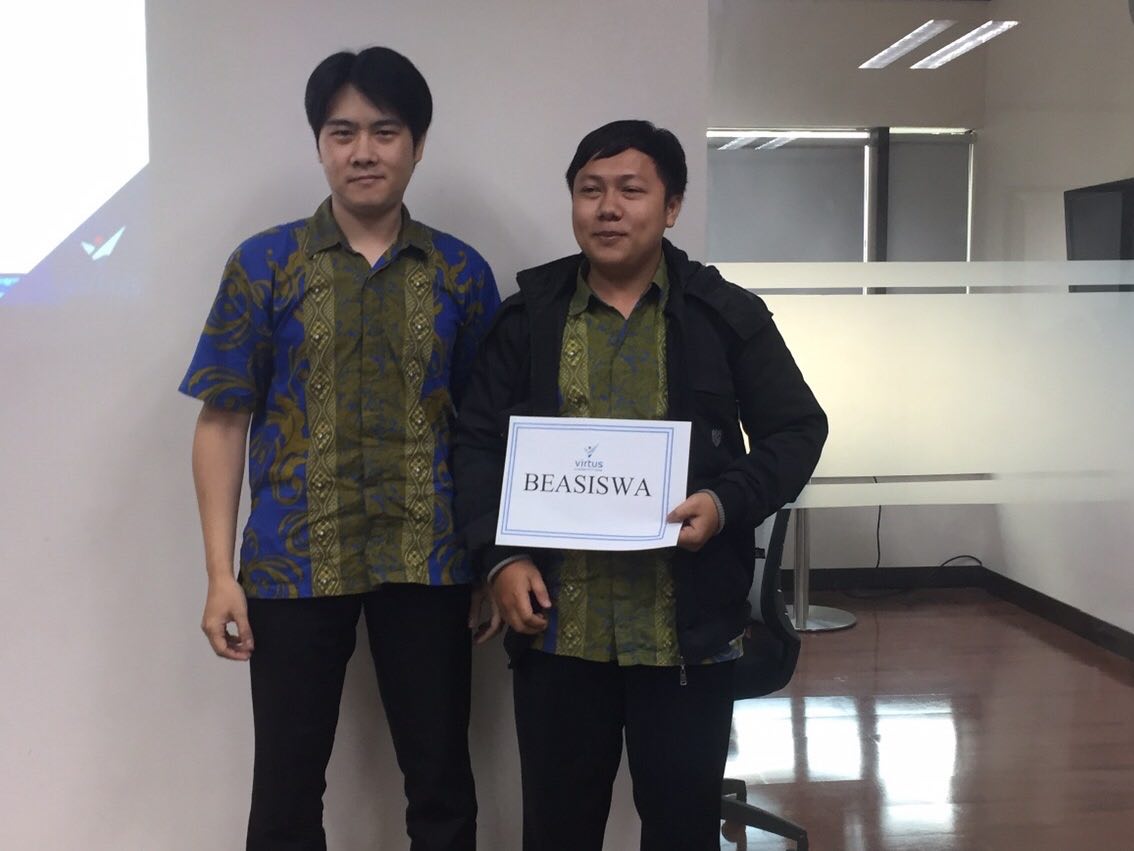 Virtus Beri Beasiswa Bagi Lulusan SMK Berprestasi