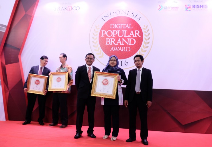 25 Brand Franchise Sabet Digital Popular Brand Award 2016.
