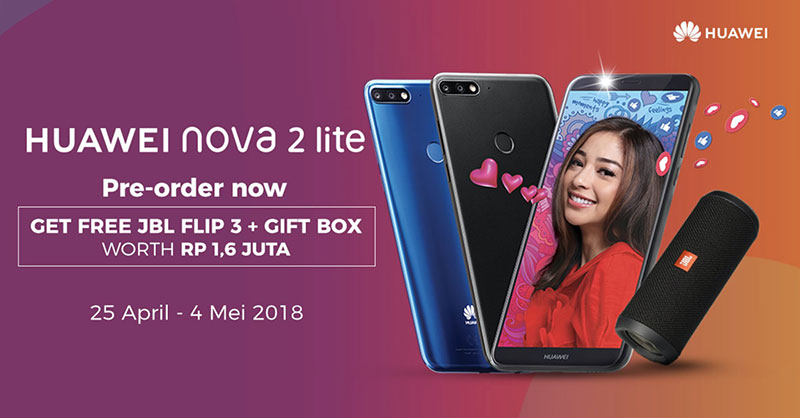 Huawei Resmi Luncurkan Smartphone Milenial Nova 2 Lite
