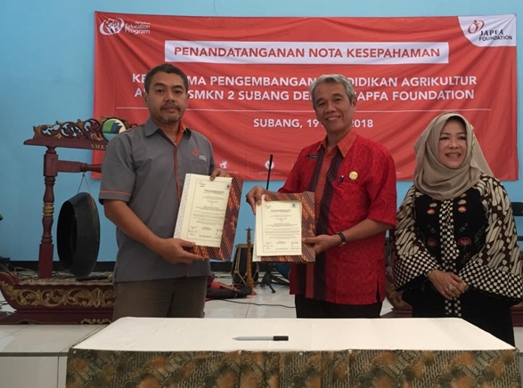 JAPFA Foundation Tandatangani MoU Dengan SMKN 2 Subang