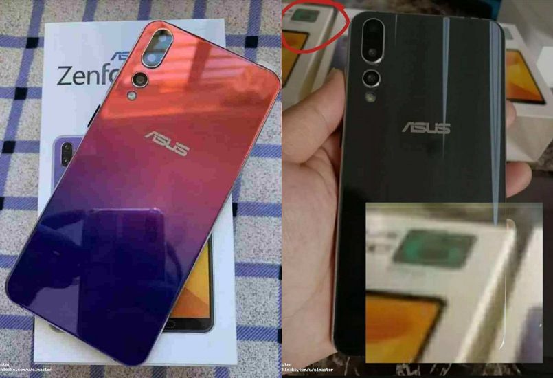 Begini Desain Asus ZenFone 6 dengan 3 Kamera Utama Vertikal