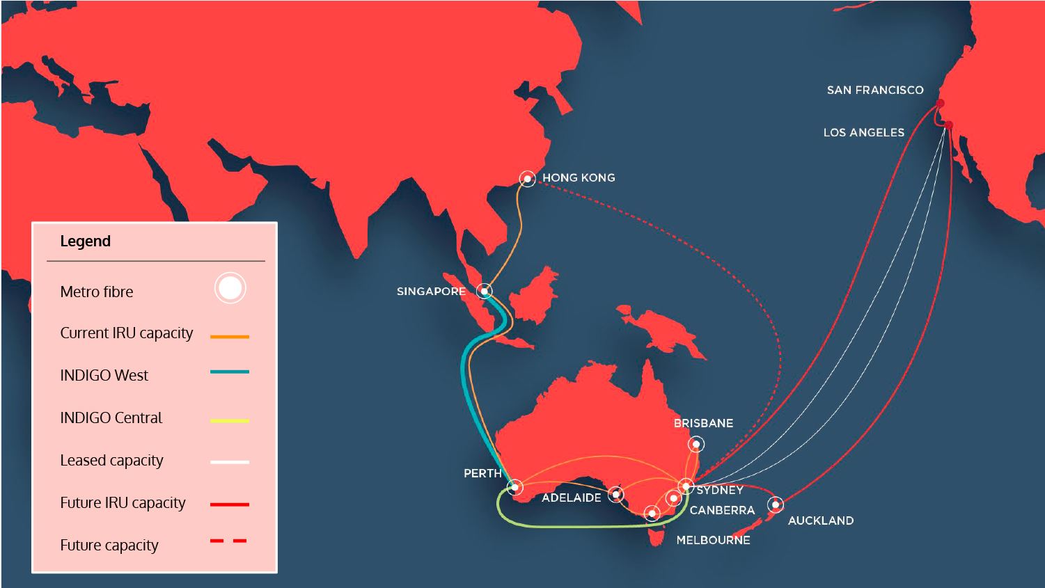 Kabel Bawah Laut Indigo Siap Beroperasi Lewati Singapura, Jakarta, dan Sydney