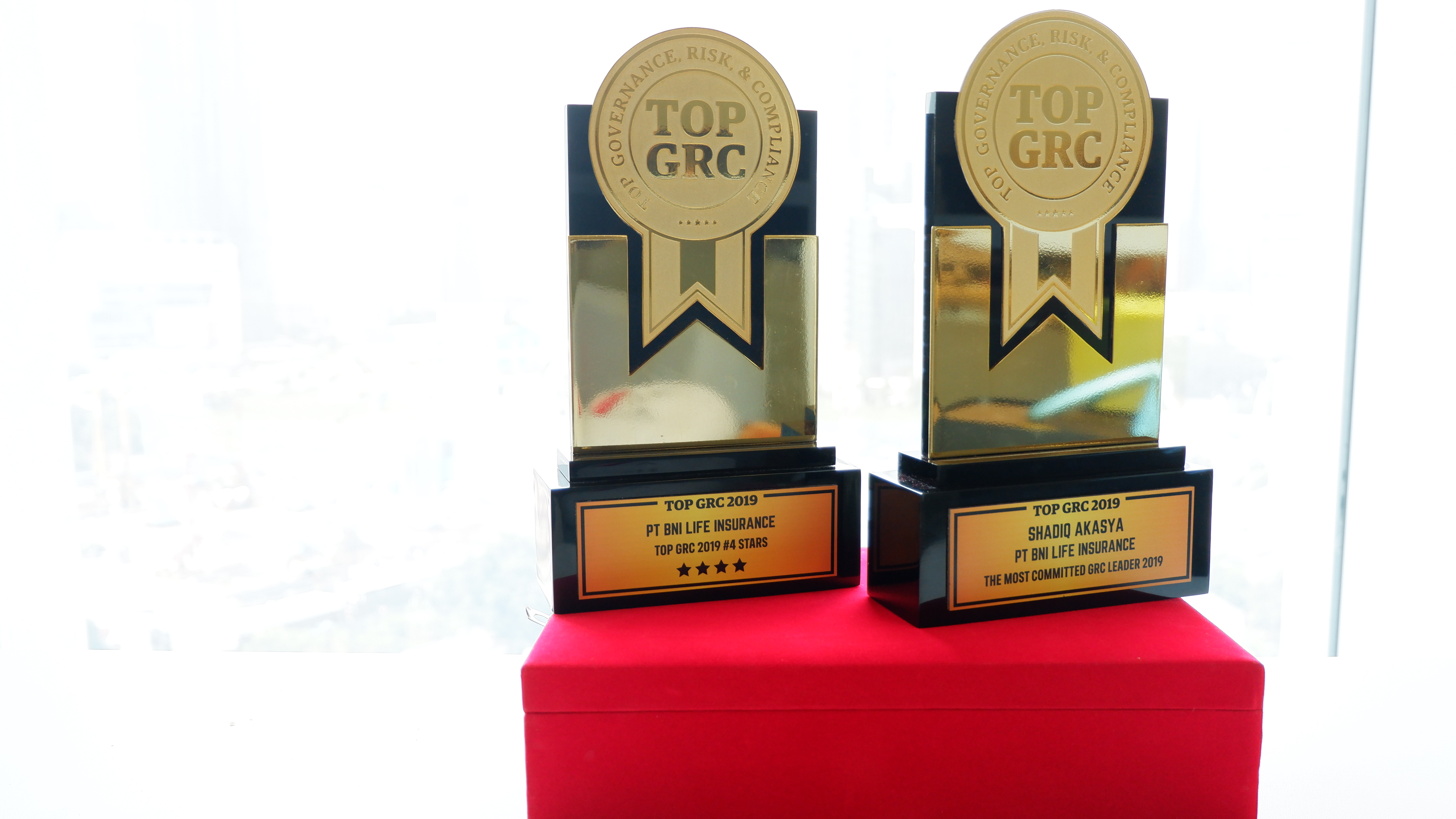 GRC SUMMIT dan TOP GRC 2019: BNI Life Peroleh Predikat Sangat Baik