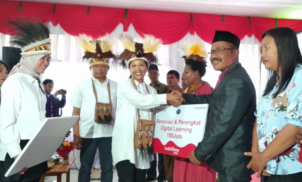 Telkom Luncurkan Telkom Digital Learning di Papua