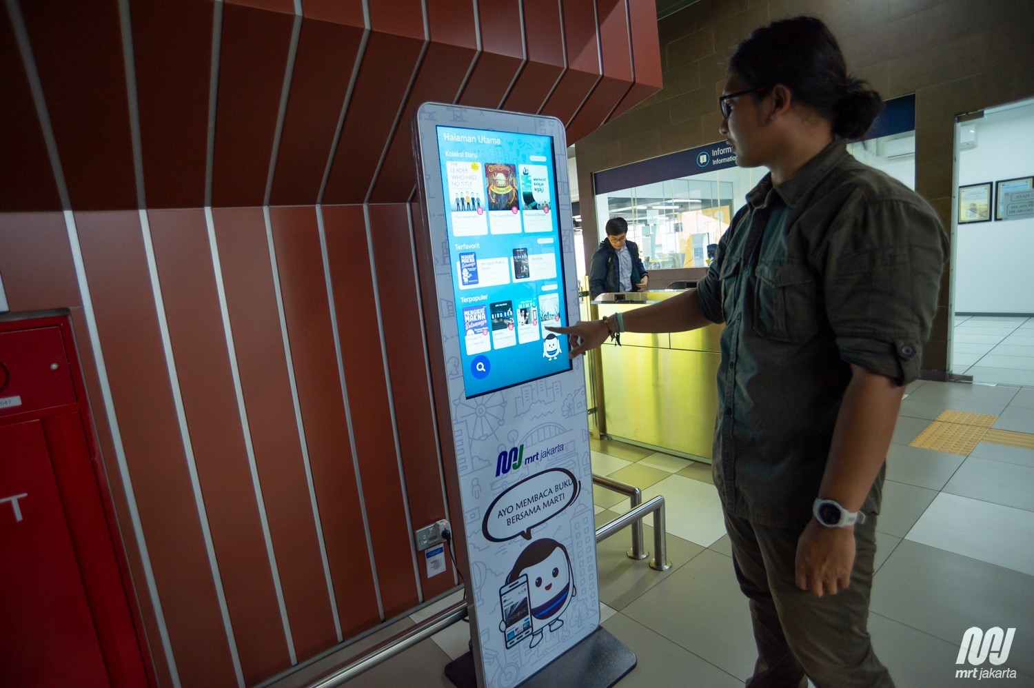 MRT Jakarta Tawarkan Fasilitas Terbaru Perpustakaan Digital