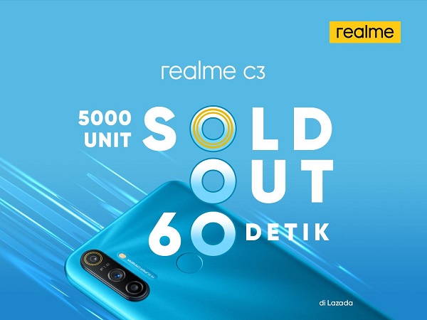 Realme C3 Diklaim Jadi Sensasi di Kalangan Pecinta Gadget