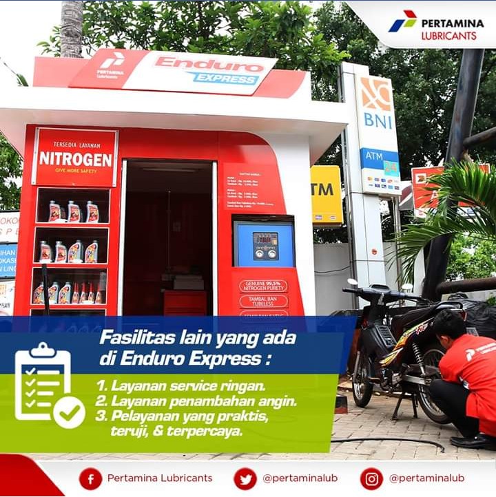 Inilah Bengkel Enduro Express Dari Pertamina Lubricants