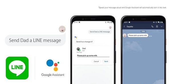 Asyik, Kirim/Baca Pesan LINE Kini Bisa Gunakan Google Assistant