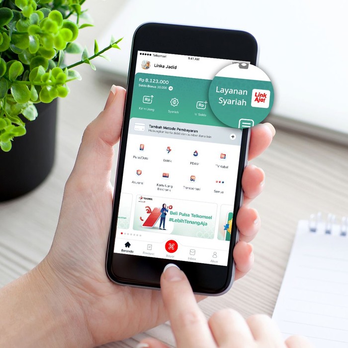 LinkAja Luncurkan Layanan Uang Elektronik Syariah Pertama di RI