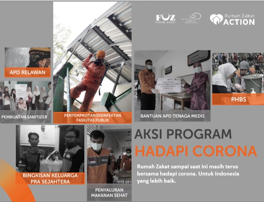 Rumah Zakat Melakukan Kampanye “Bersama Hadapi Corona”