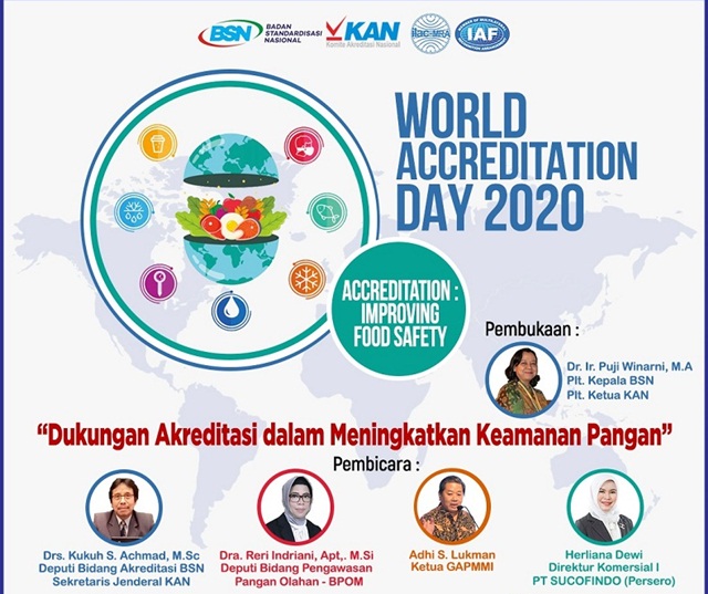 Akreditasi Tingkatkan Keamanan Pangan