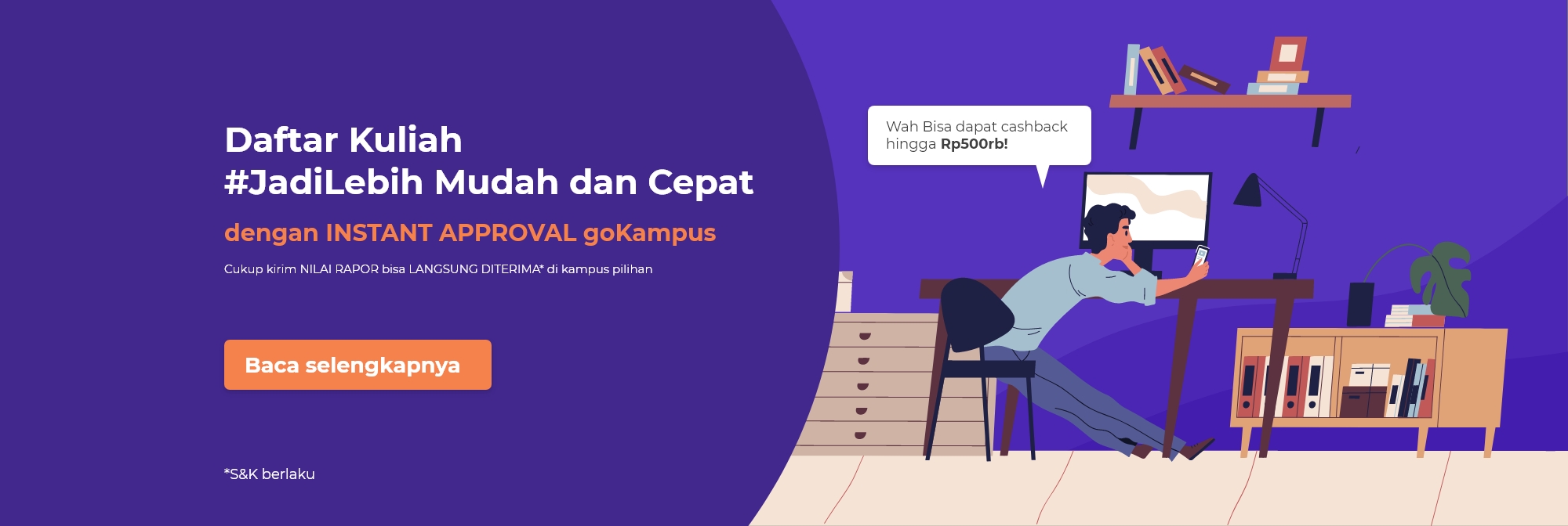 Cara Mudah Daftar PTS, Pakai Aplikasi goKampus