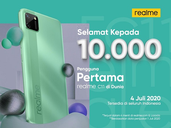 Realme C11 Diklaim Ludes Terjual di Flash Sale Perdana