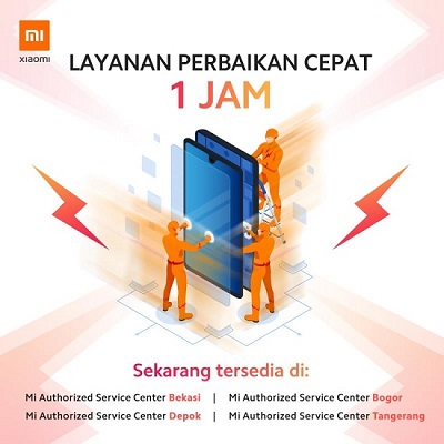 Di 5 Service Center Ini, Perbaikan Ponsel Xiaomi Selesai dalam Waktu Satu Jam