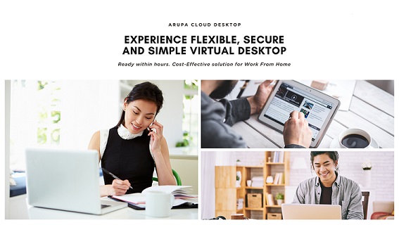 Solusi IT Arupa Cloud Desktop, Aman dan Mendukung Produktivitas Kerja Saat WFH