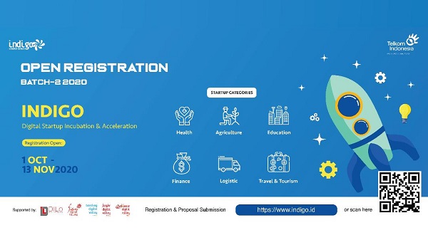 Gelar Indigo Batch 2 – 2020, Telkom Siap Gelontorkan Dana Hingga Rp2 Miliar Per Startup