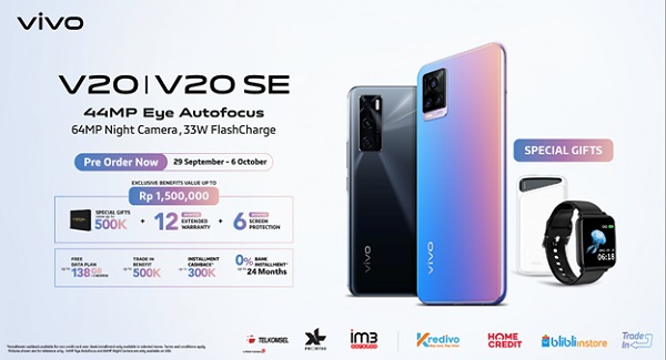 Vivo Buka Pre-order Vivo V20 SE