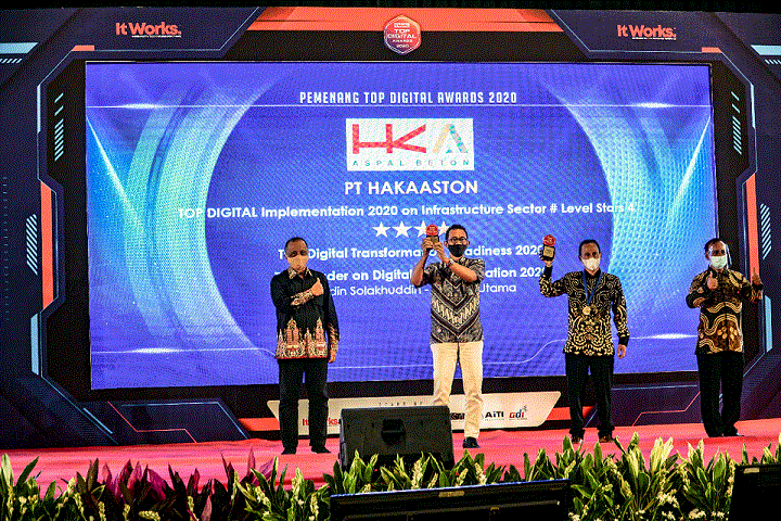 PT Hakaaston Raih 3 Penghargaan Bergengsi di Ajang TOP Digital Awards 2020