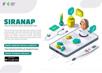 SIRANAP, Aplikasi untuk Cek Info Ketersediaan Ruang Perawatan Covid-19 di RS
