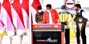 Presiden Joko Widodo Resmikan Tol WST Ruas Kayu Agung – Palembang