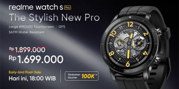 Realme Watch S Pro Resmi Meluncur di Indonesia