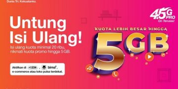 3 Indonesia Beri Tambahan Kuota Hingga 5 GB untuk Pelanggan Setia
