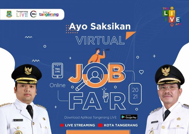 Pemkot Tangerang Gelar Virtual Jobfair Tersedia 1.162 Lowongan