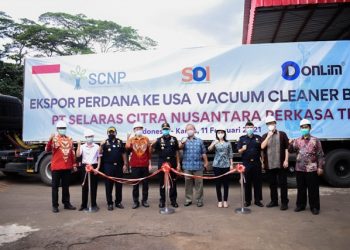 Bea Cukai Asistensi Ekspor Perdana Vacuum Cleaner