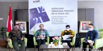 LKPP Sosialisasikan Perpres 12 Tahun 2021 Tentang Pengadaan Barang/Jasa Pemerintah