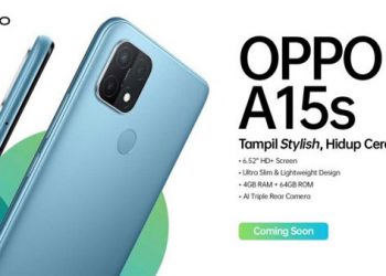 OPPO A15s, Rilis di Indonesia Bawa Memori Lebih Besar