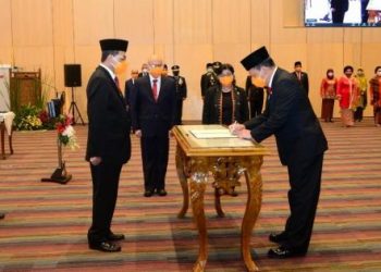 Menhub Lantik Kepala Badan Nasional Pencarian dan Pertolongan (Basarnas)