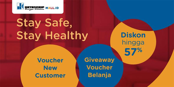 Gelar Program ‘Stay Safe, Stay Healthy’, DatascripMall.ID Kasih Diskon Hingga 57%