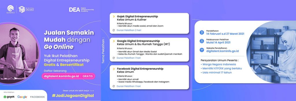 Kominfo buka pendaftaran Digital Talent Scholarship 2021