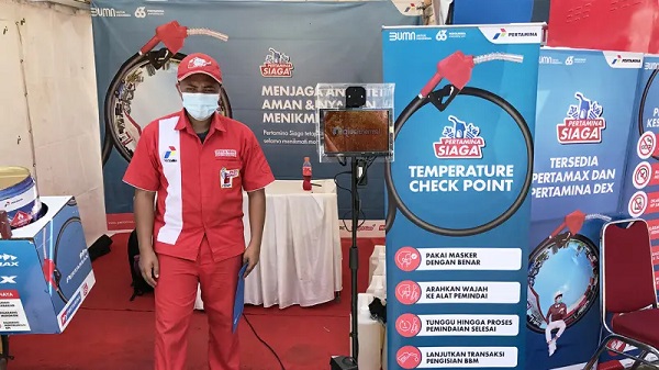 Cegah Covid-19, Pertamina Retail Tegakkan Protokol Kesehatan Berbasis AI dan IoT di Pertashop