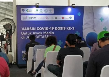 Vaksinasi Covid-19 Kedua Awak Media