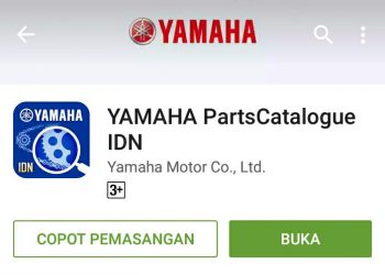 Manjakan Pelanggan Cari Informasi Suku Cadang Asli, Yamaha Sediakan Aplikasi Ini
