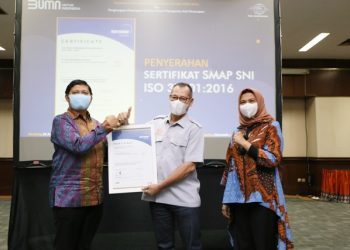 PT. Pos Indonesia Raih SNI Sistem Manajemen Anti Penyuapan