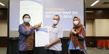 PT. Pos Indonesia Raih SNI Sistem Manajemen Anti Penyuapan