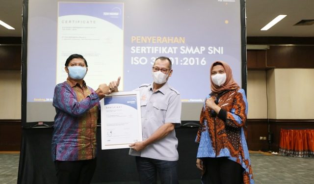 PT. Pos Indonesia Raih SNI Sistem Manajemen Anti Penyuapan