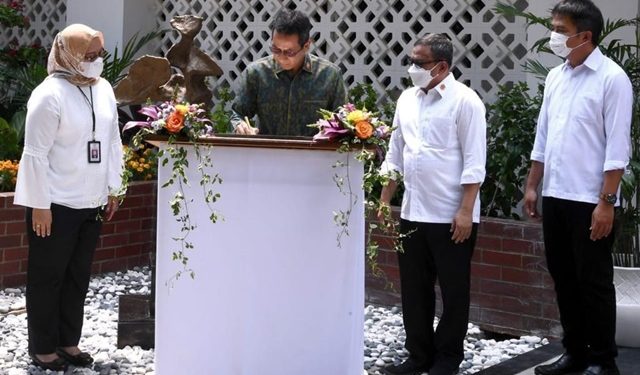 Diresmikan Ruang Konservasi Koleksi Benda Seni Istana Kepresidenan