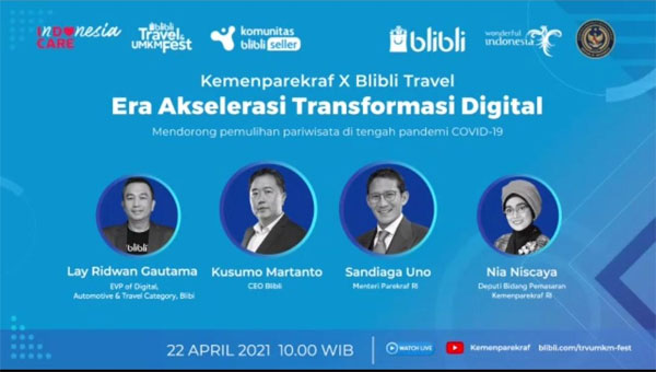 Lewat Blibli Travel & UMKM Fest, Blibli Akselerasi Transformasi Digital Industri Pariwisata dan Ekraf