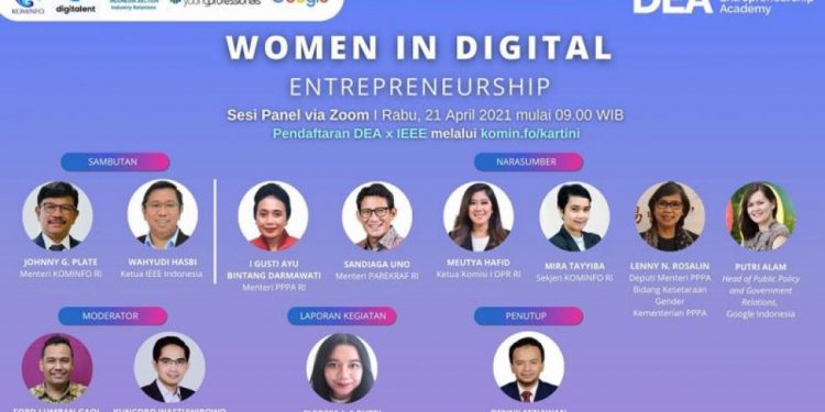 Hari Kartini Tahun 2021: Kominfo Dorong Wanita Kembangkan Inovasi Digital