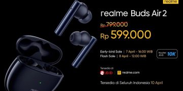 Resmi Diluncurkan, Segini Harga realme Buds Air 8 dan Buds Air 2 Neo