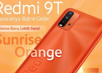 Redmi 9T Varian Sunrise Orange Melenggang di Indonesia