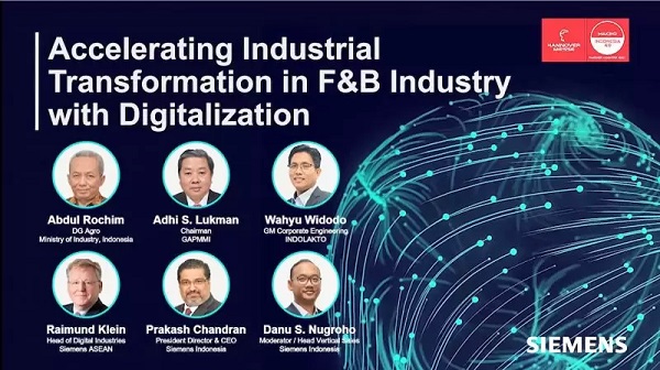Menuju Industri 4.0, Siemens Dukung Transformasi Digital Sektor F&B Indonesia