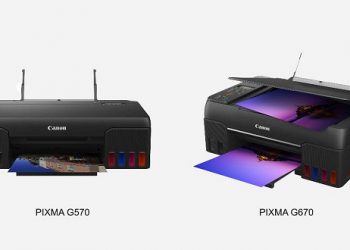 Canon Rilis Printer Ink Tank 6 Warna, PIXMA G570 & G670